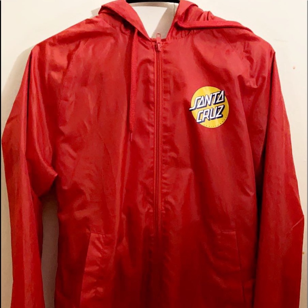 Santa Cruz Red Windbreaker